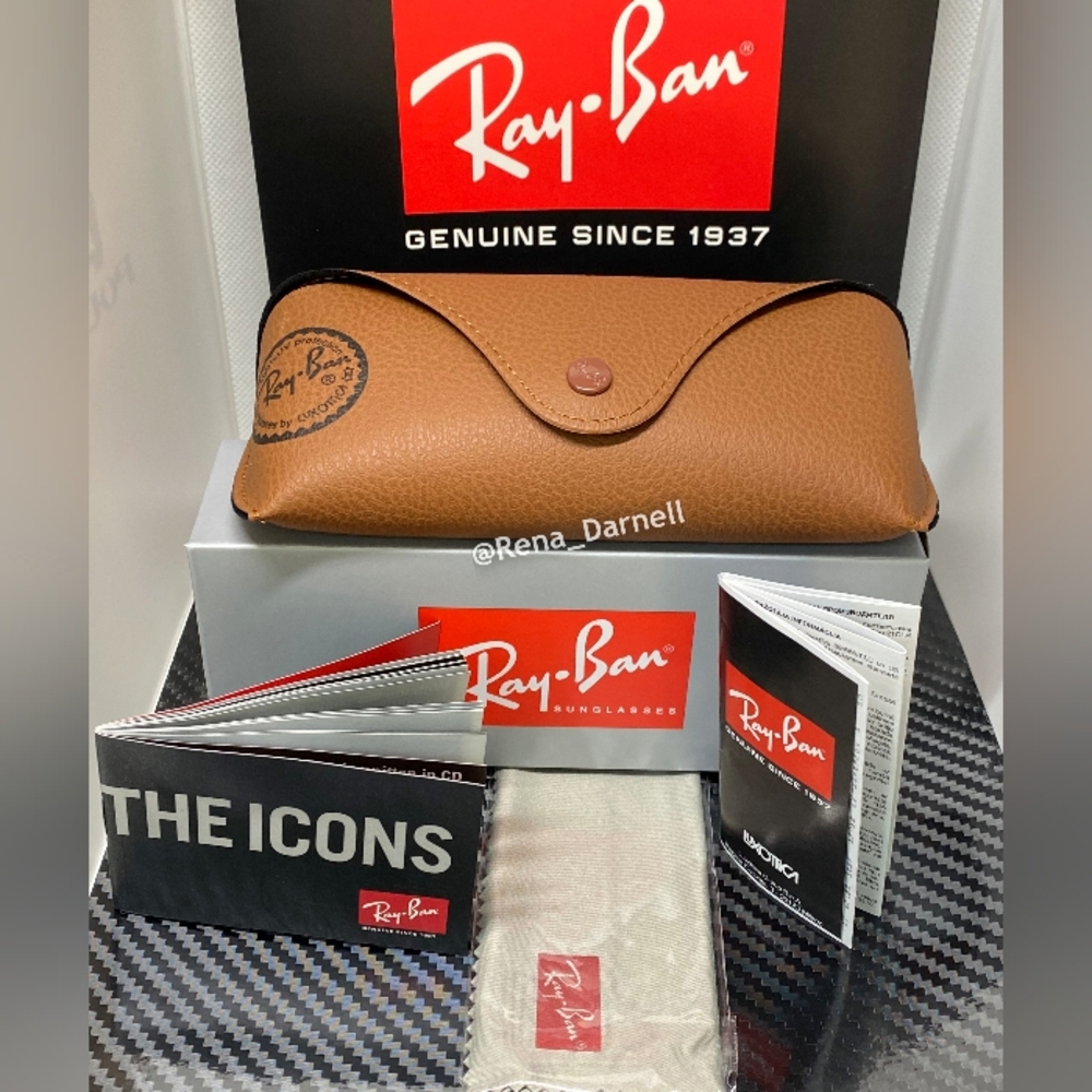 RayBan Aviator RB3025 Black New - Picture 7 of 12
